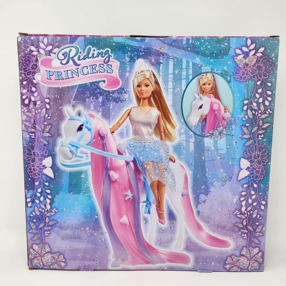 Steffi Love Riding Princess Barbie Doll, Simba Toys, New, Unopened - Picture 5 of 7